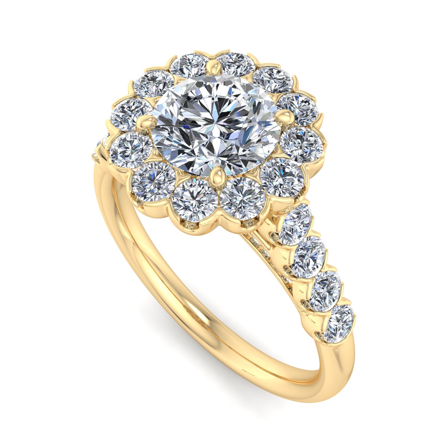 Juliet Halo Engagement Ring